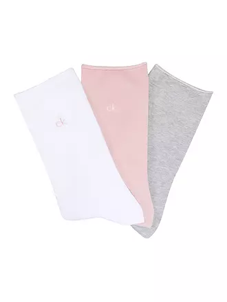 CALVIN KLEIN | Socken 3er Pkg pink | 